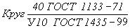 ГОСТ 1133-71 Сталь кованая круглая и квадратная. Сортамент
